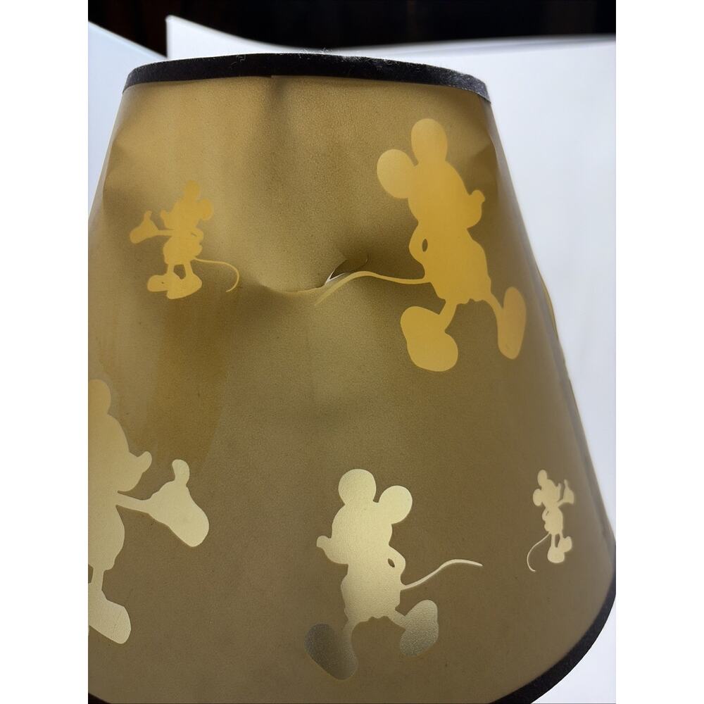 VGT Mickey Mouse Talking Lamp Collectible Disney Animated Damaged Lampshade - Picture 9 of 9